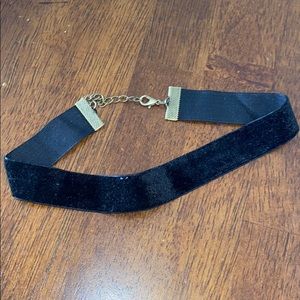 Black choker necklace